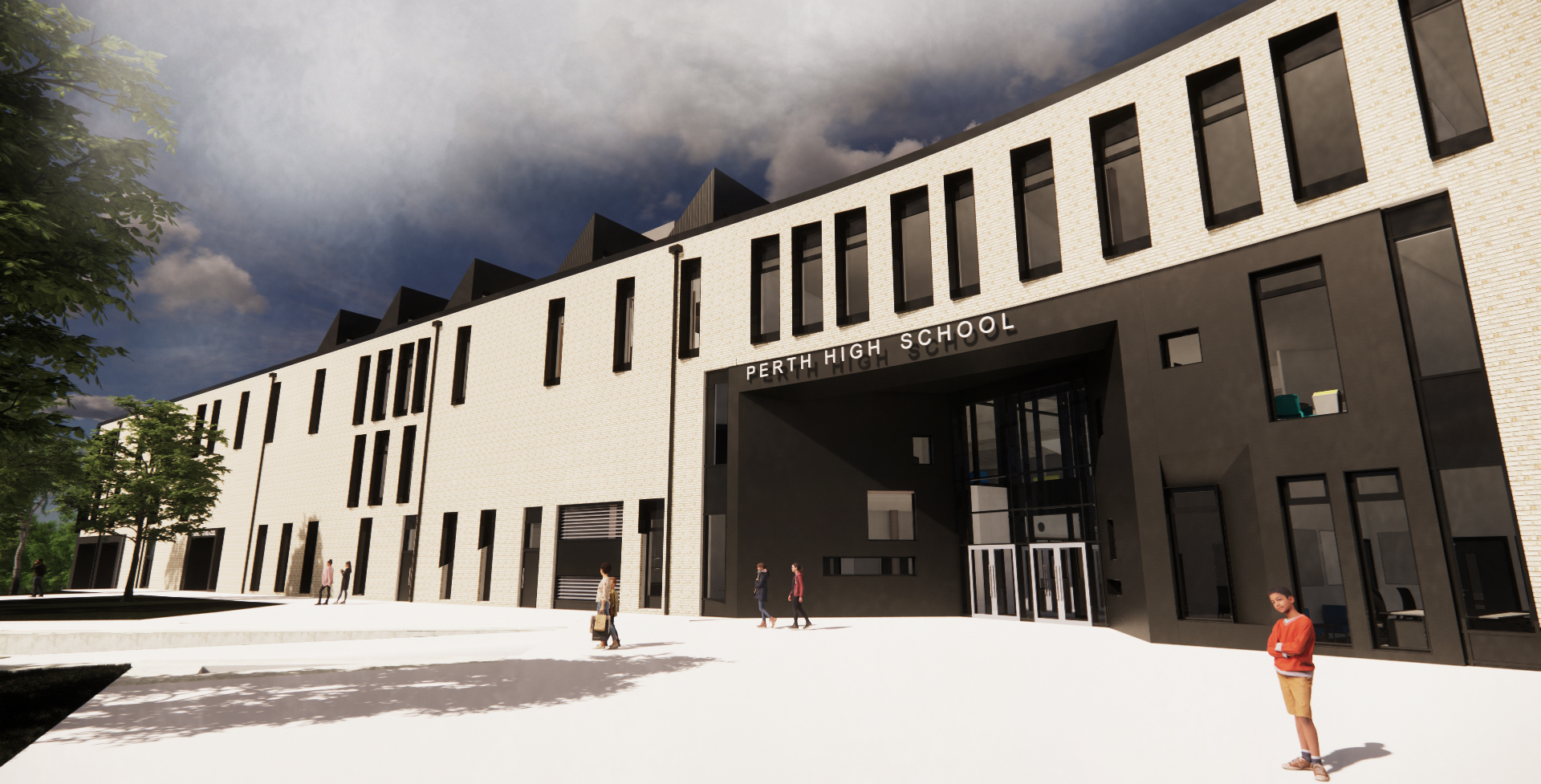 Passivhausdesigned Perth High School given goahead Scottish